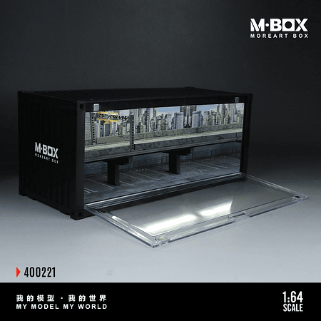 MBOX Container Overpass Simulation Model 38.7cm x 16cm x 16.5cm.