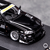 Time Micro 1:64 Skyline GTR R34 Street Black.
