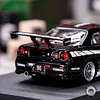 Time Micro 1:64 Skyline GTR R34 Street Black.