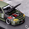 Time Micro 1:64 Skyline GTR R34 Matte Olive Green.