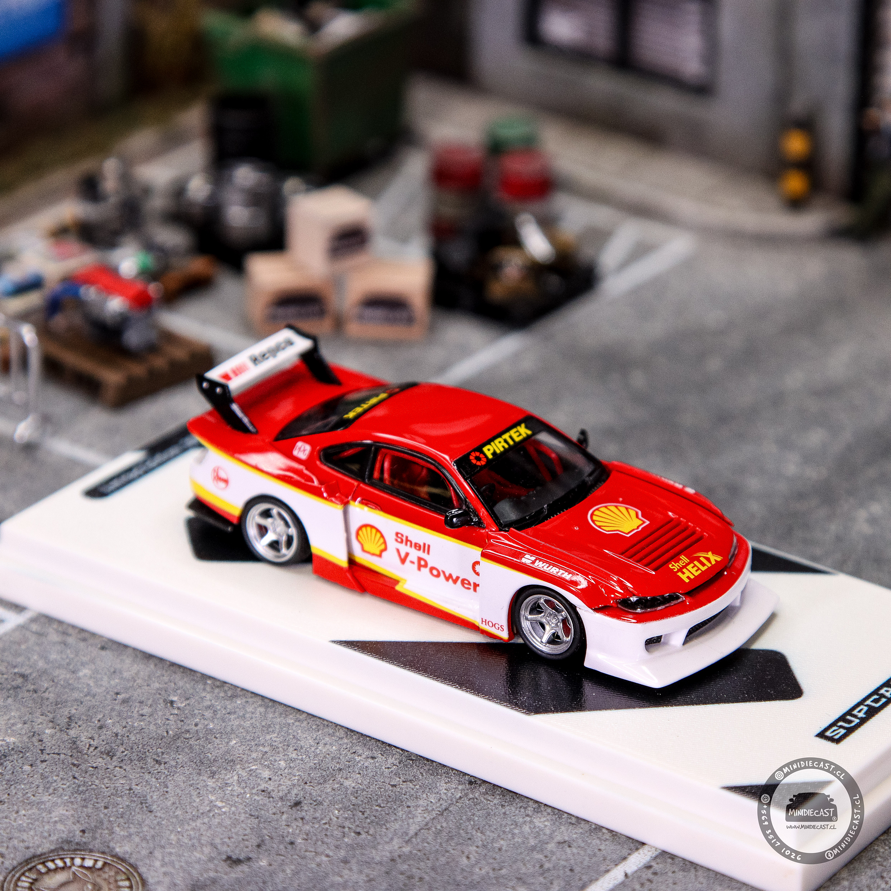 SUPCAR 1:64 Nissan Silvia S15 Shell.