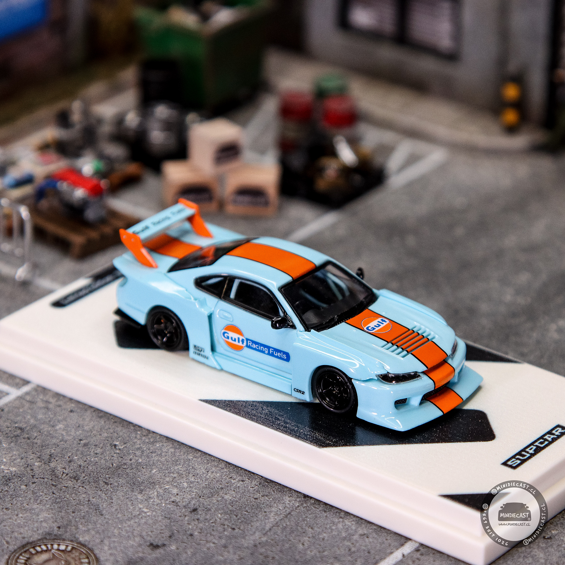 SUPCAR 1:64 Nissan Silvia S15 Gulf.
