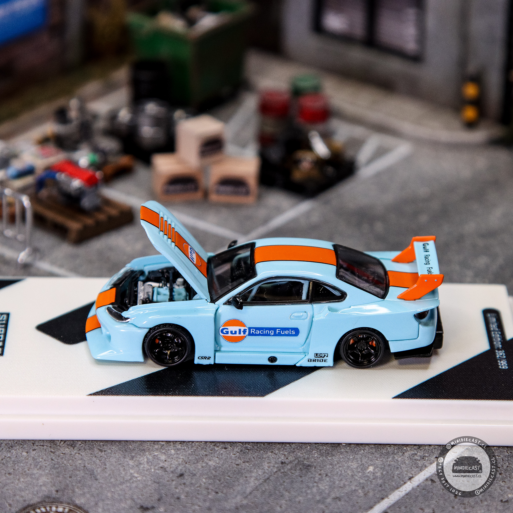 SUPCAR 1:64 Nissan Silvia S15 Gulf.