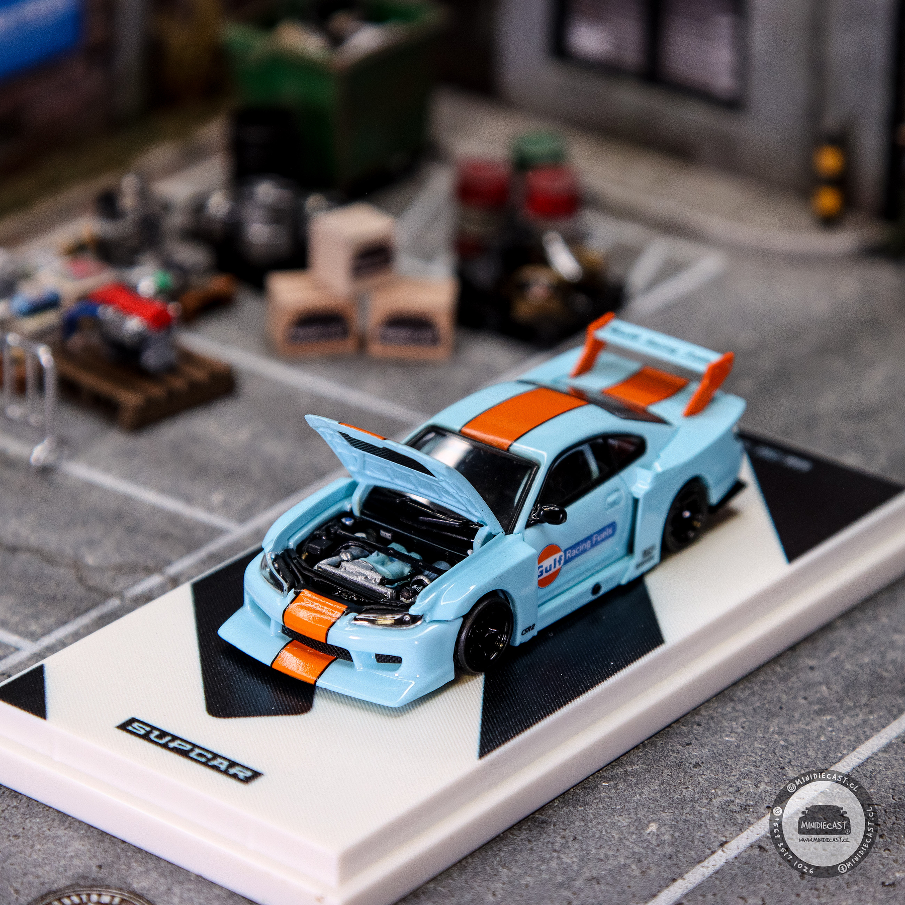 SUPCAR 1:64 Nissan Silvia S15 Gulf.