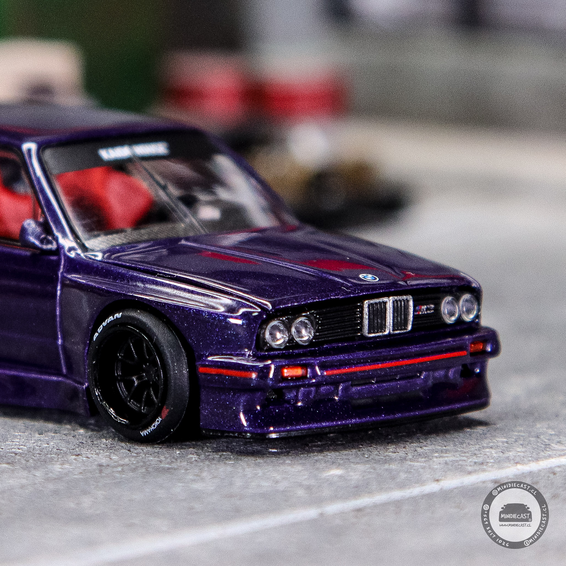 Kaido House x Mini GT 1:64 BMW M3 Kaido GT V2- Purple.