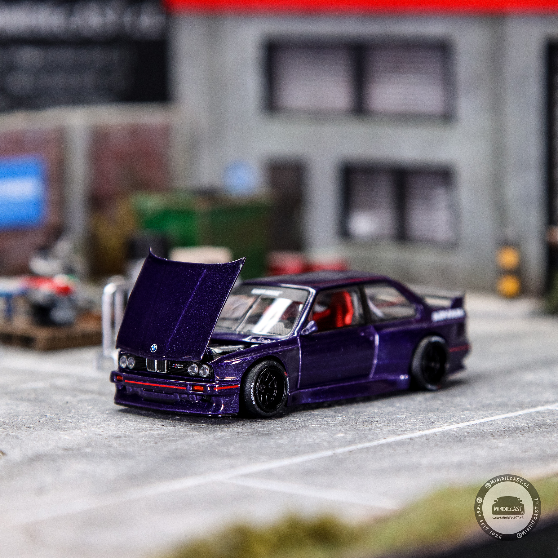 Kaido House x Mini GT 1:64 BMW M3 Kaido GT V2- Purple.