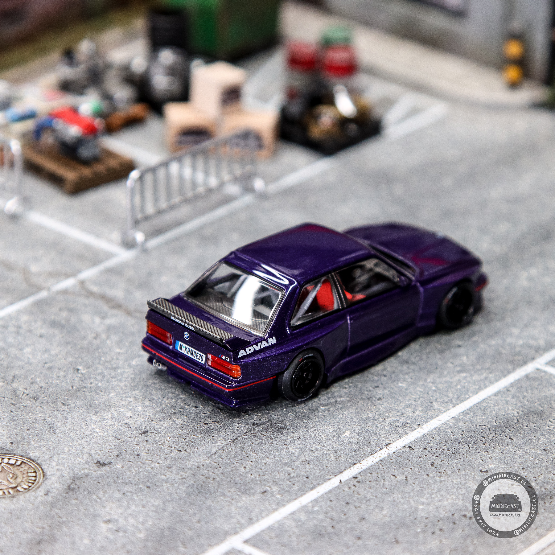 Kaido House x Mini GT 1:64 BMW M3 Kaido GT V2- Purple.