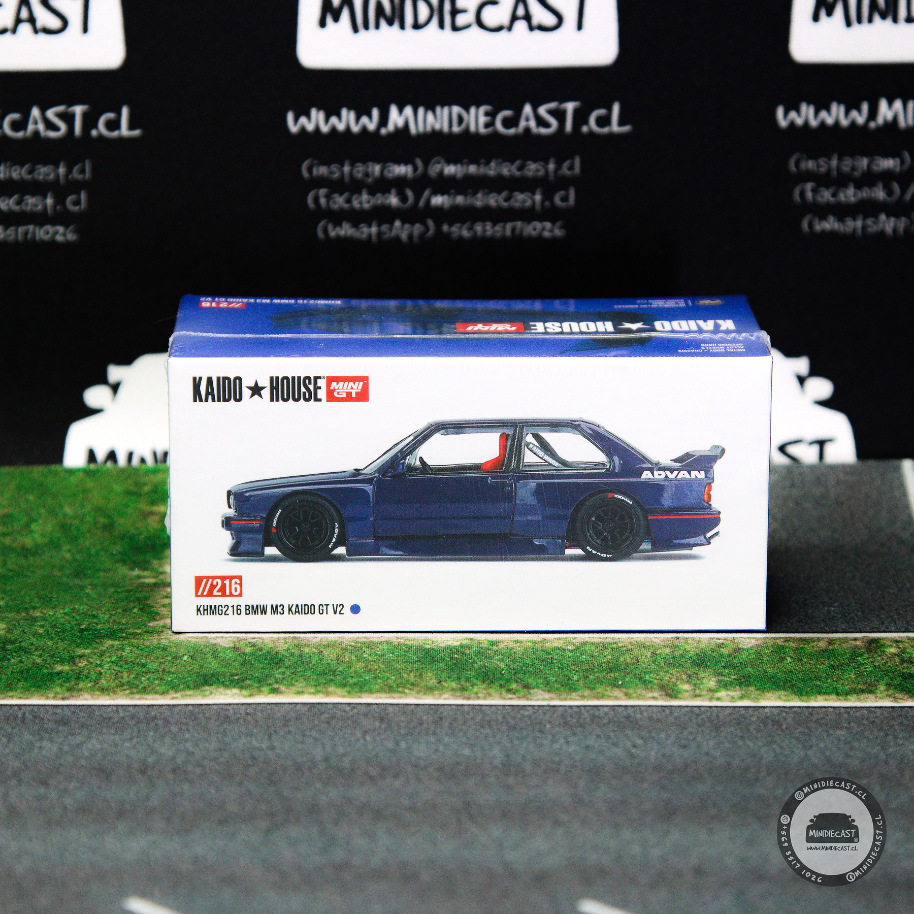 Kaido House x Mini GT 1:64 BMW M3 Kaido GT V2- Purple.