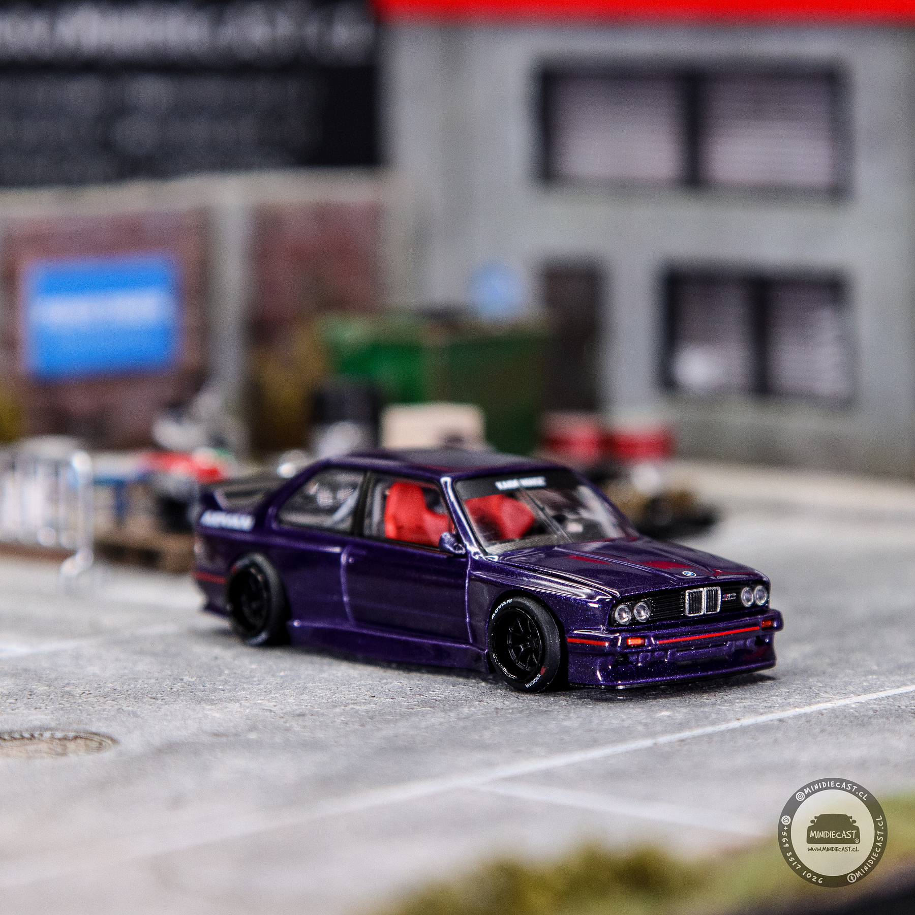 Kaido House x Mini GT 1:64 BMW M3 Kaido GT V2- Purple.
