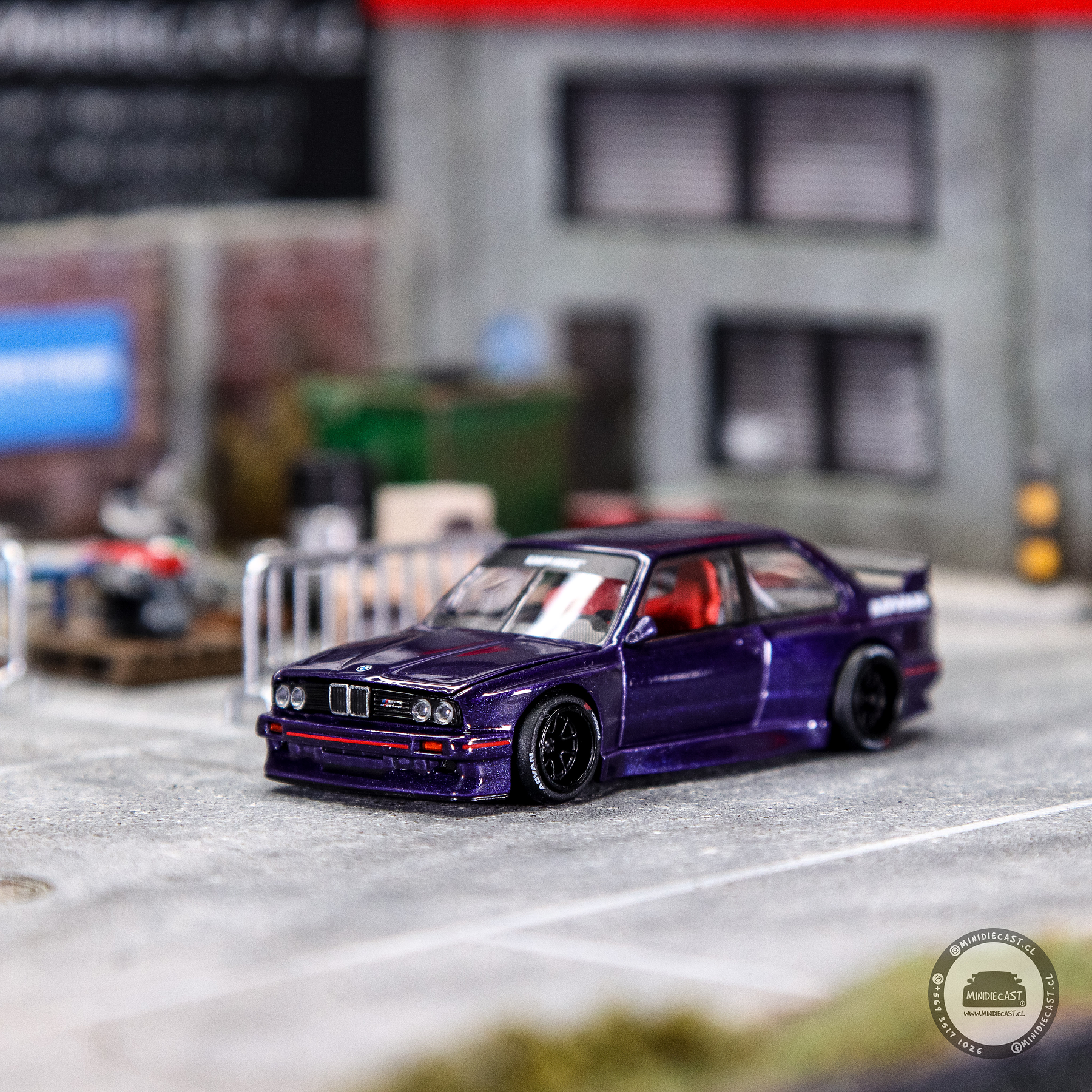 Kaido House x Mini GT 1:64 BMW M3 Kaido GT V2- Purple.
