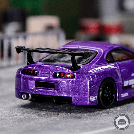 Mini GT 1:64 Toyota Supra A80 Top Secret GT-300 Top Secret Purple – Mijo Exclusives.