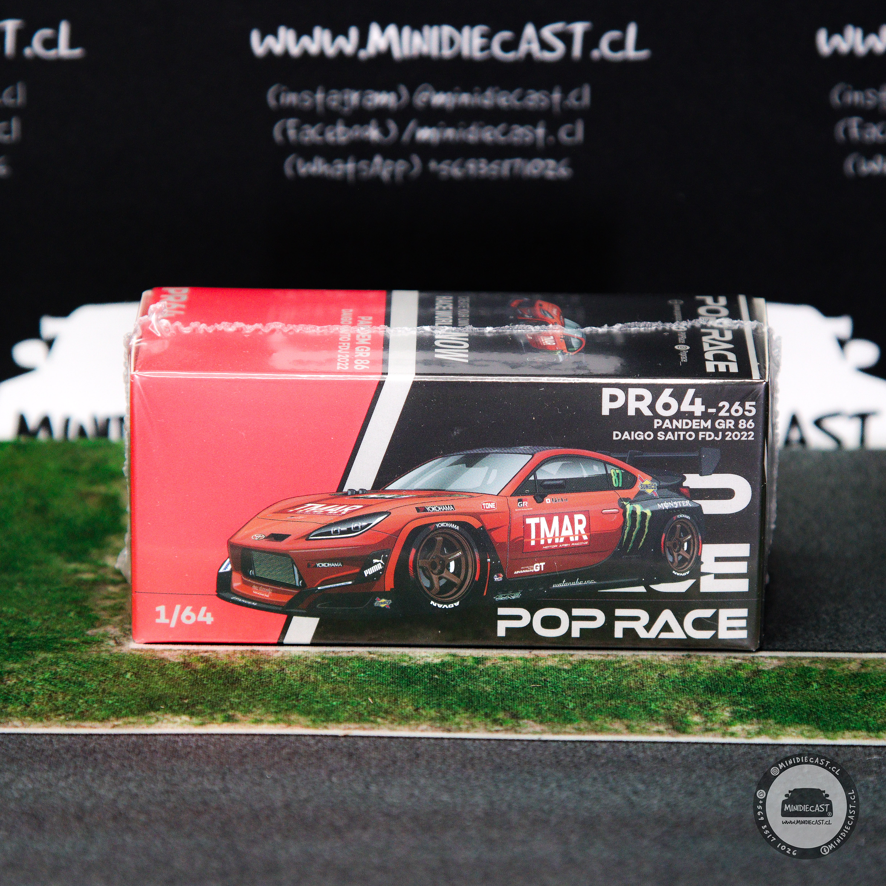 Pop Race 1:64 Toyota PANDEM GR86 - DAIGO SAITO Formula Drift Japan 2022.