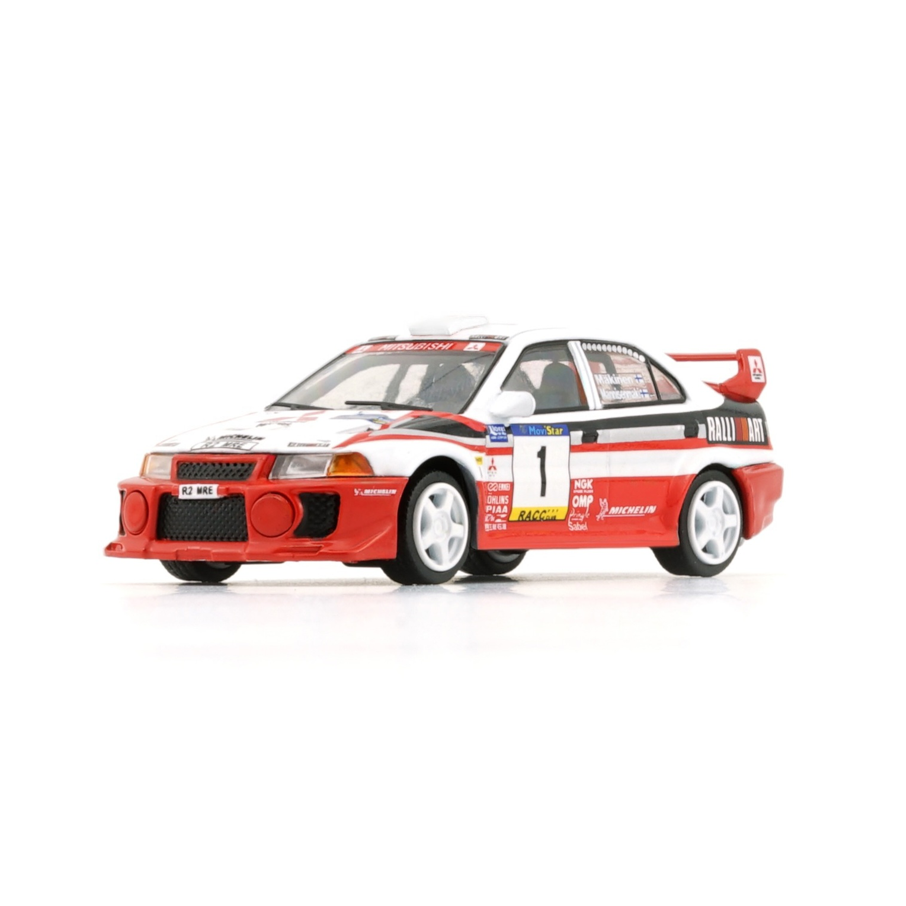 BM Creations 1:64 Mitsubishi Lancer EVO V Group A -1998 Catalunya Rally.