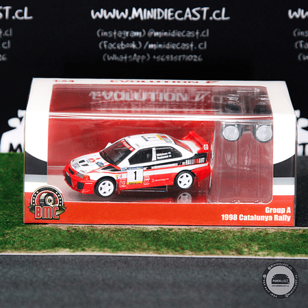 BM Creations 1:64 Mitsubishi Lancer EVO V Group A -1998 Catalunya Rally.
