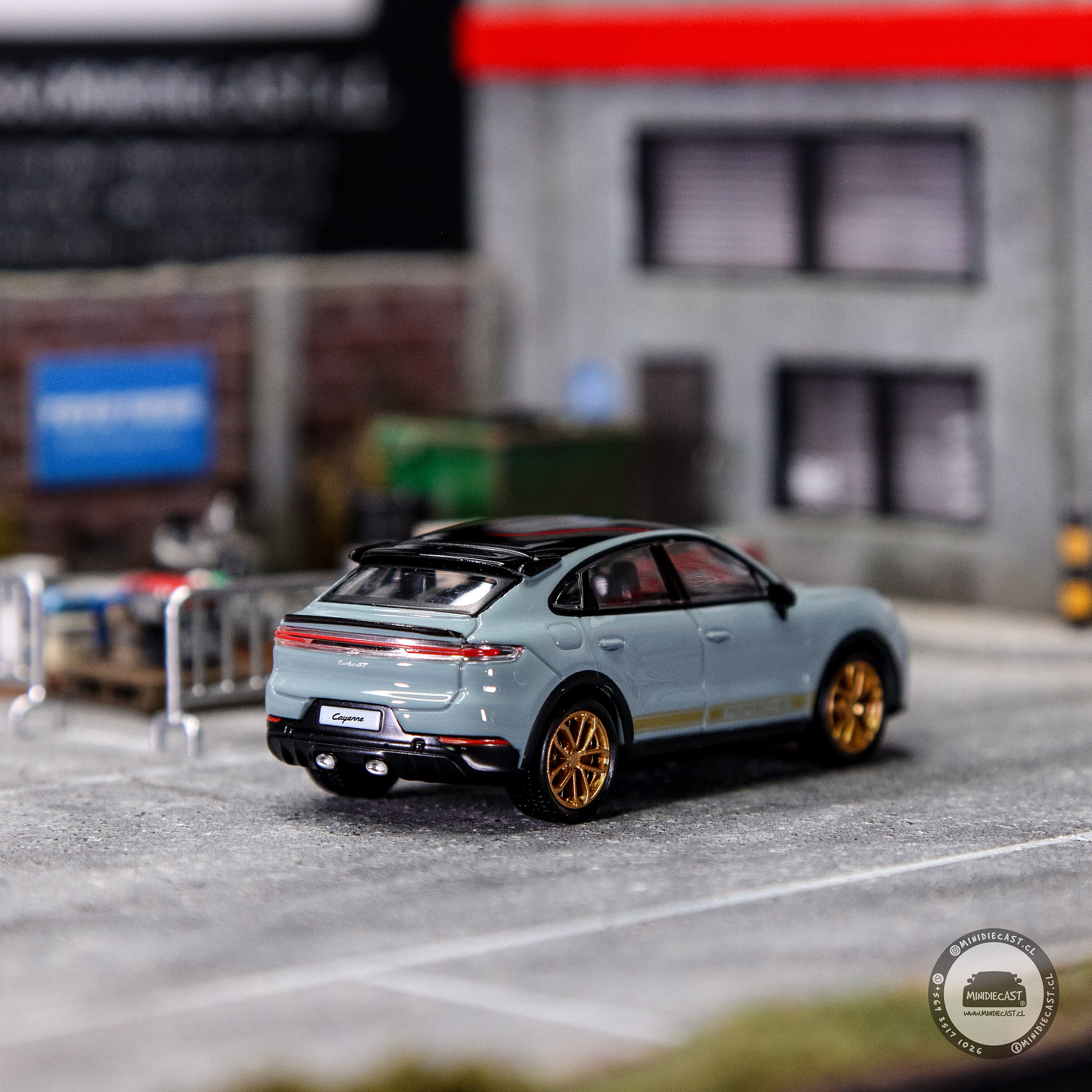 Trends Hobby 1:64 Porsche Cayenne Turbo GT Weissach - GREY