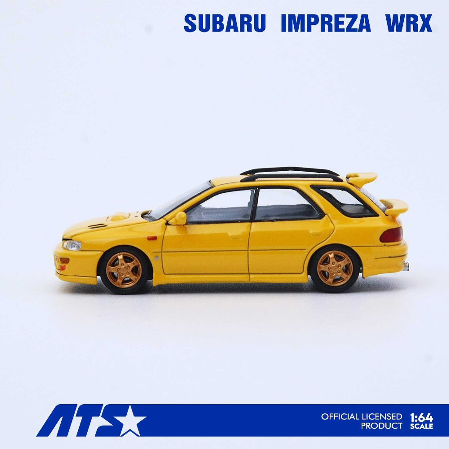 (PREVENTA) ATS 1:64 Subaru Impreza WRX wagon Yellow