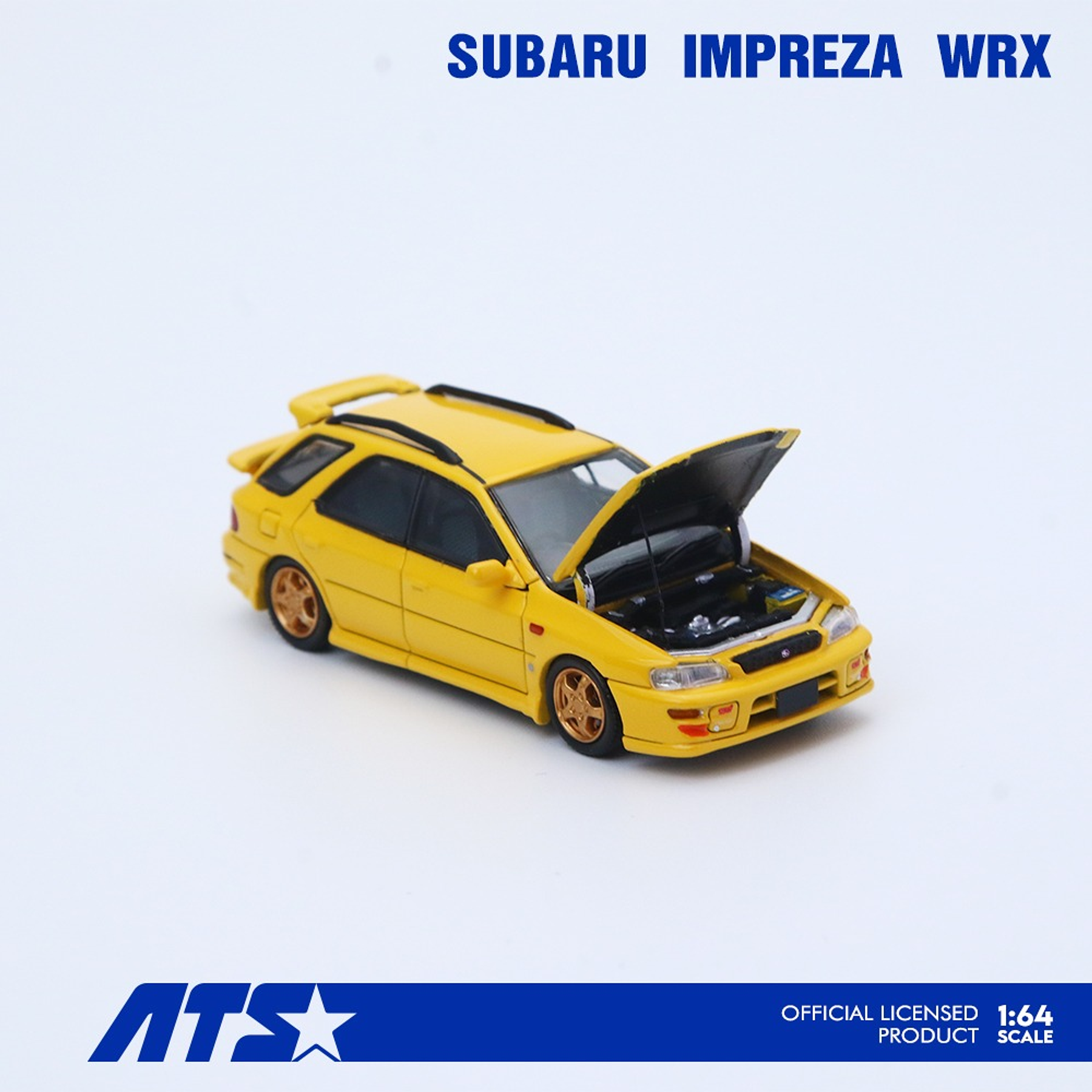 (PREVENTA) ATS 1:64 Subaru Impreza WRX wagon Yellow