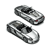 (PREVENTA) Time Micro 1:64 Carrera GT Silver