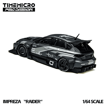 (PREVENTA) Time Micro × PSC DESIGN 1:64 Subaru Impreza "Raider“