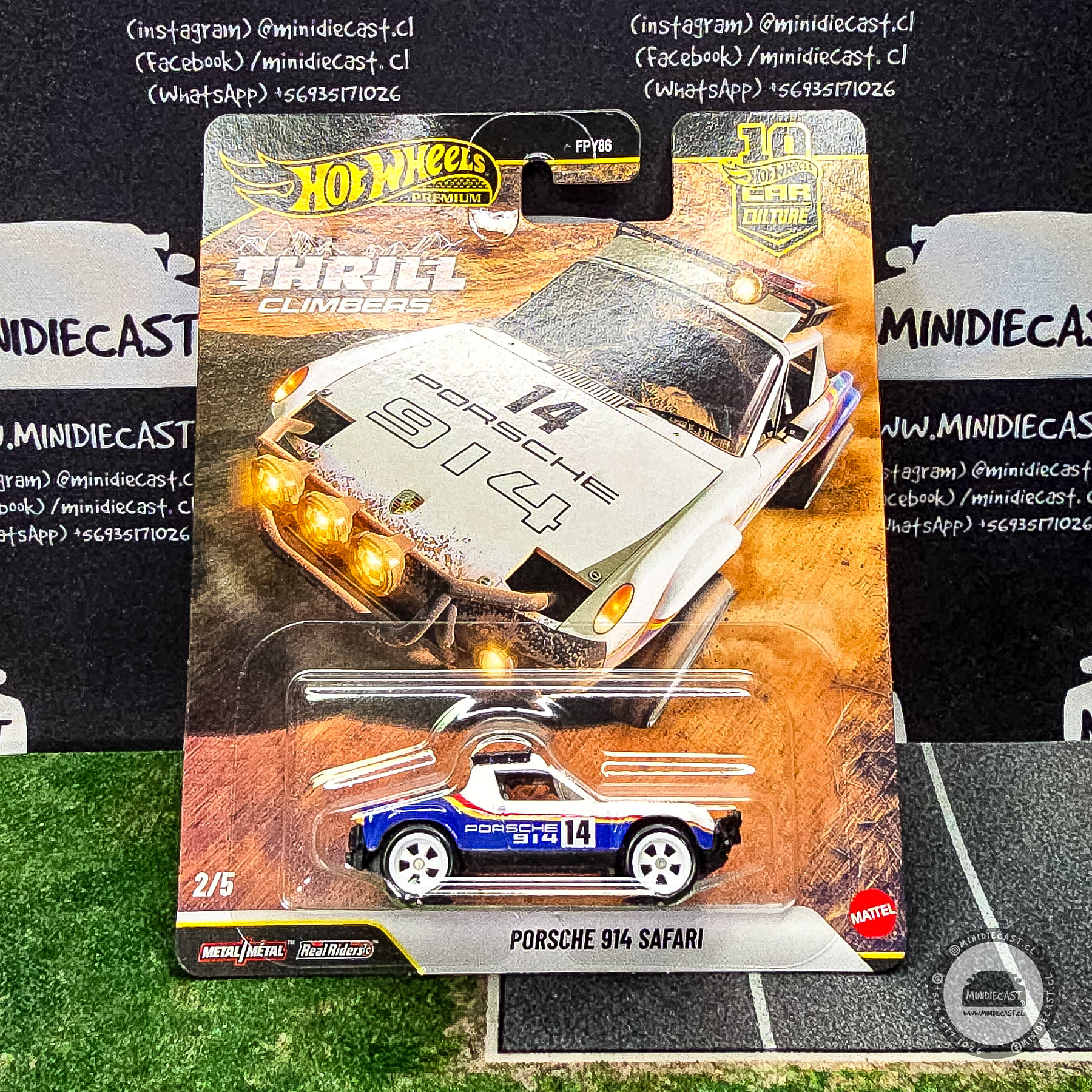 Hot Wheels 1:64 Car Culture 10th Anniversary 2026 Q Case – Thrill Climbers 5 Assortment.