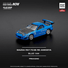 Pop Race 1:64 Mazda RX-7 (FD3S) RE-AMEMIYA WIDEBODY Blue.