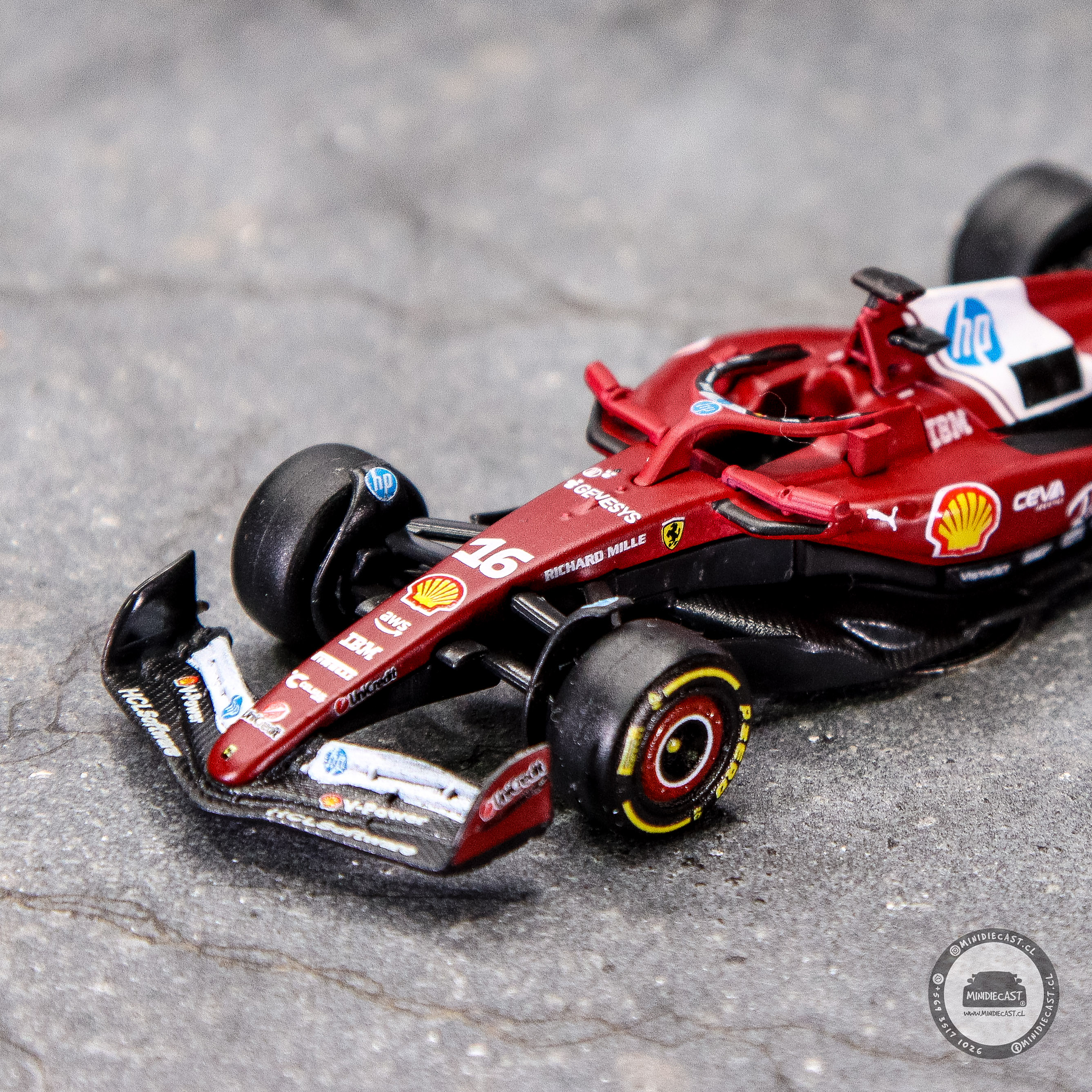 Bburago 1:64 F1 2025 Ferrari SF-25 #16 Charles Leclerc.