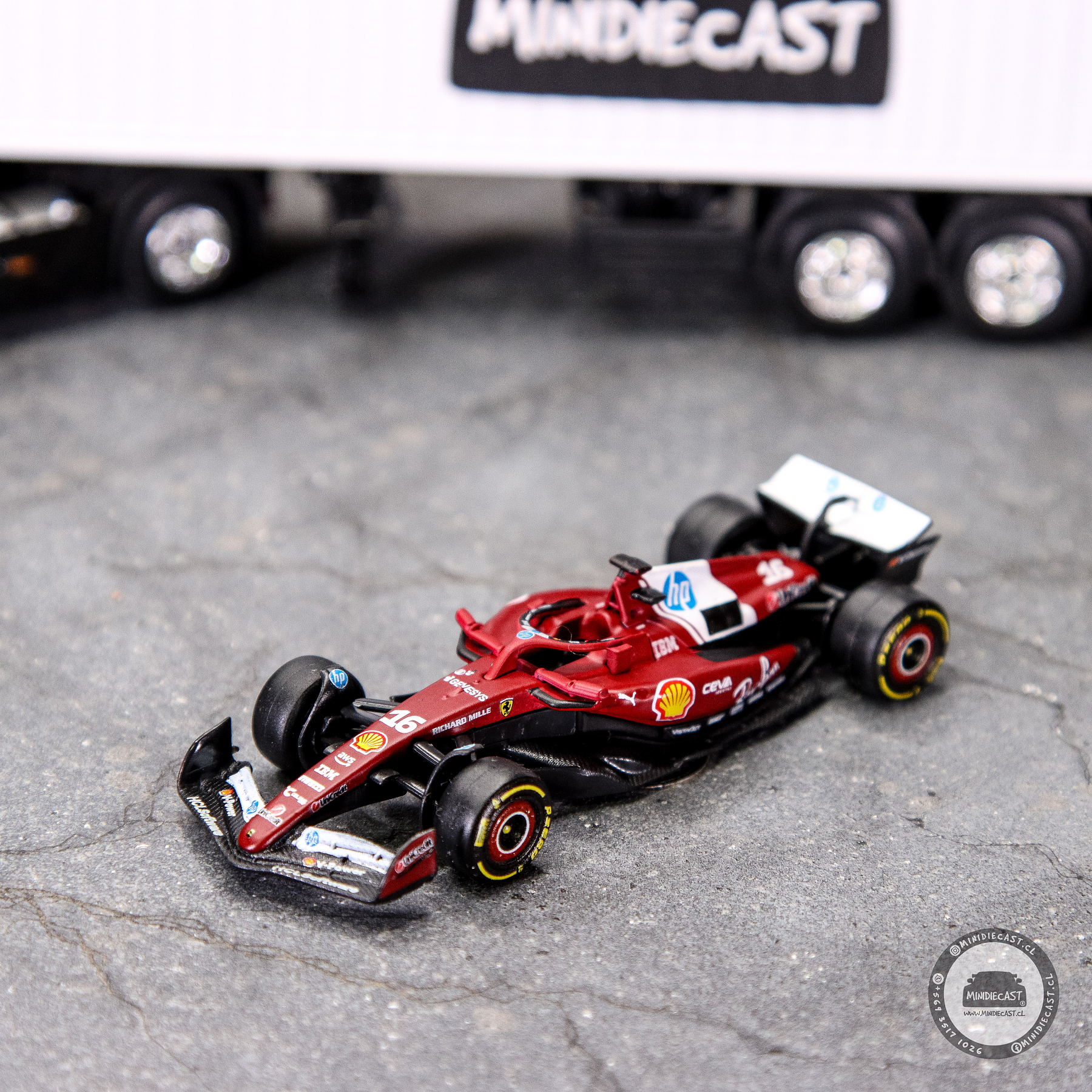 Bburago 1:64 F1 2025 Ferrari SF-25 #16 Charles Leclerc.