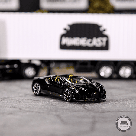 Mini GT 1:64 Bugatti W16 – Mistral Black.