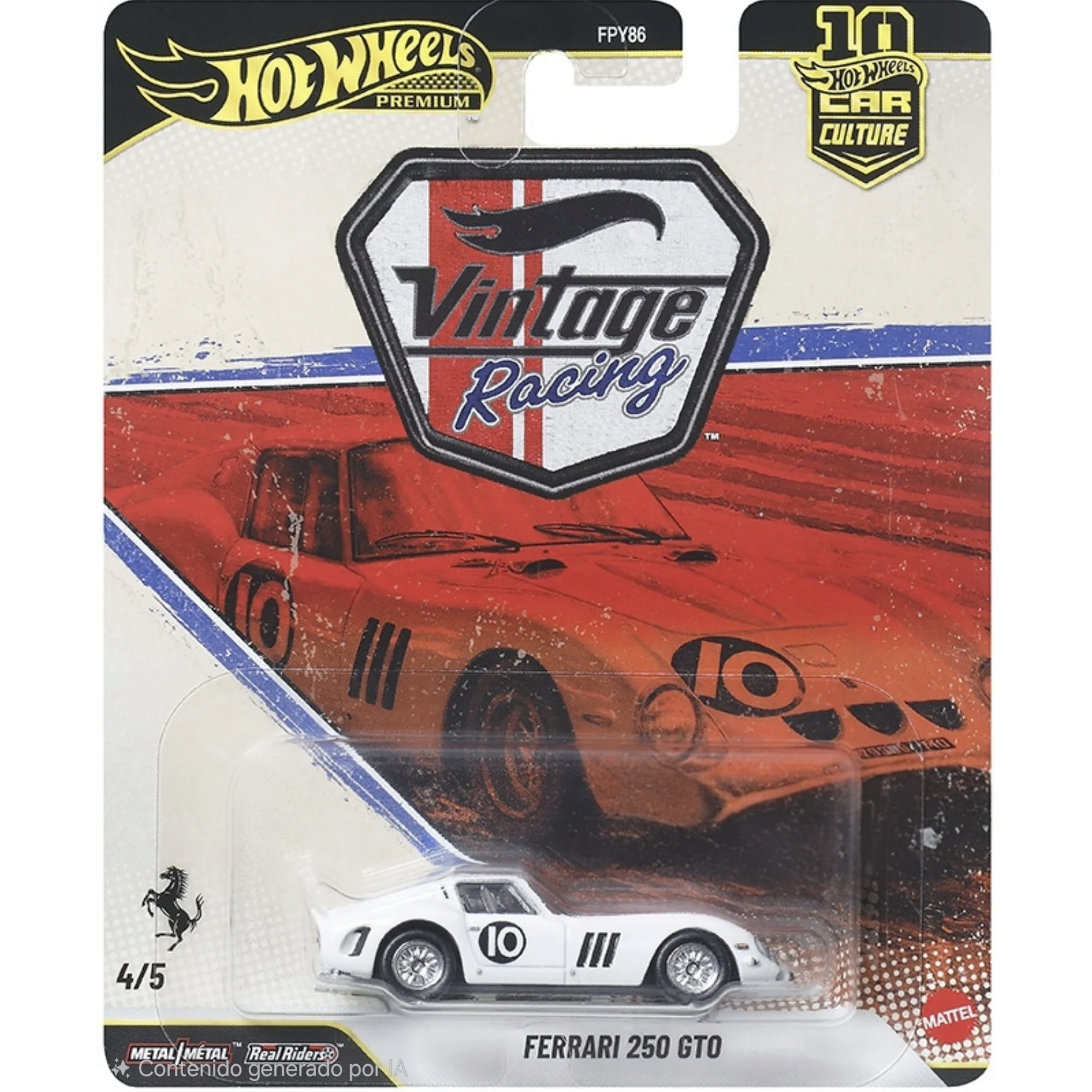 (PREVENTA) Hot Wheels 1:64 Car Culture 10th Anniversary 2026 T Case – Vintage Racing Assortment