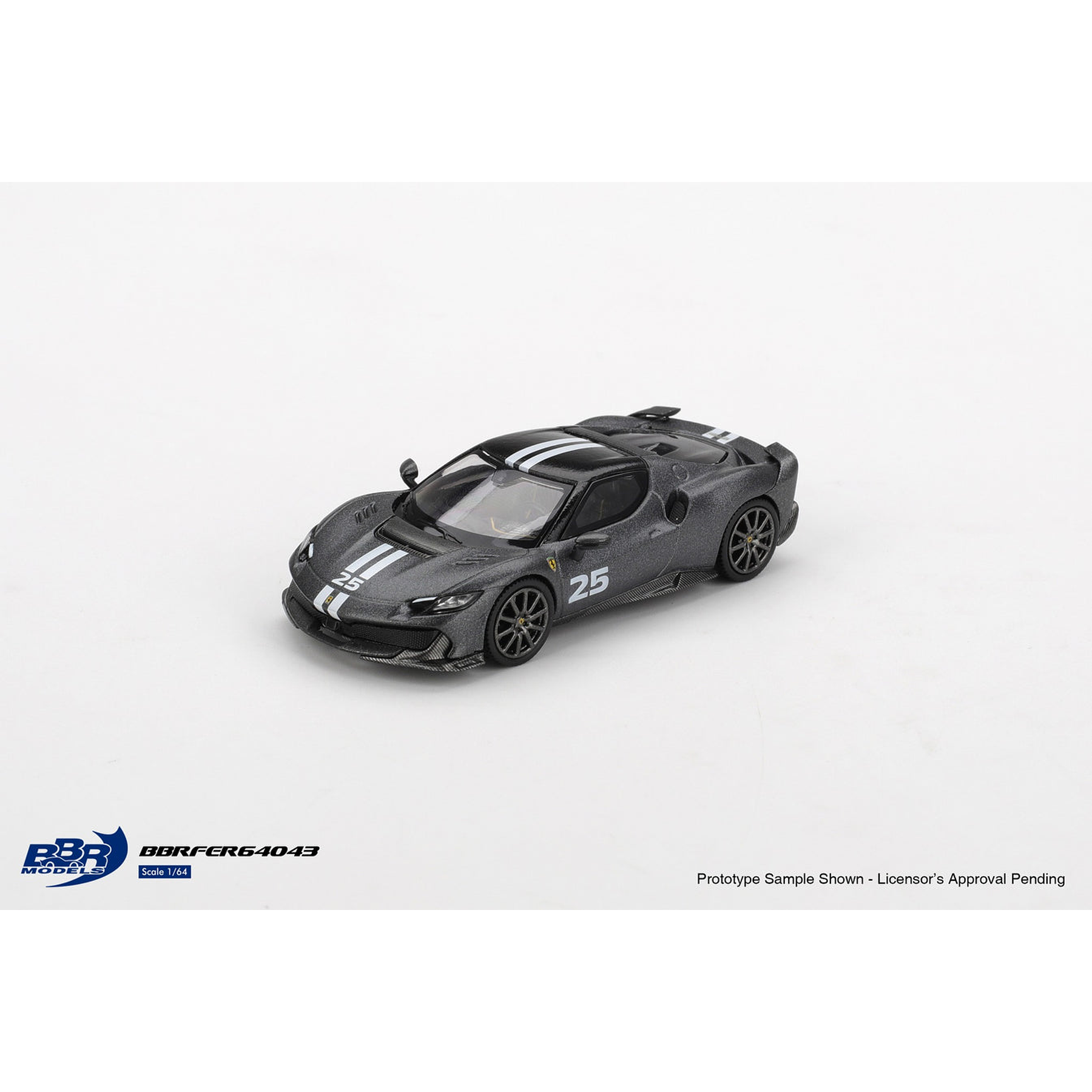 (PREVENTA) BBR 1:64 Ferrari 296 Speciale – Grigio Silverstone Opaco