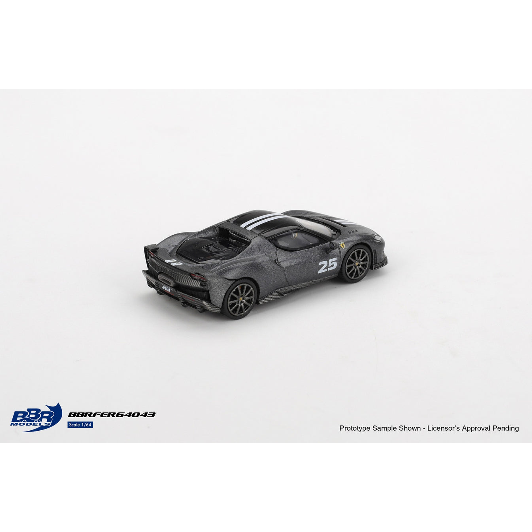(PREVENTA) BBR 1:64 Ferrari 296 Speciale – Grigio Silverstone Opaco