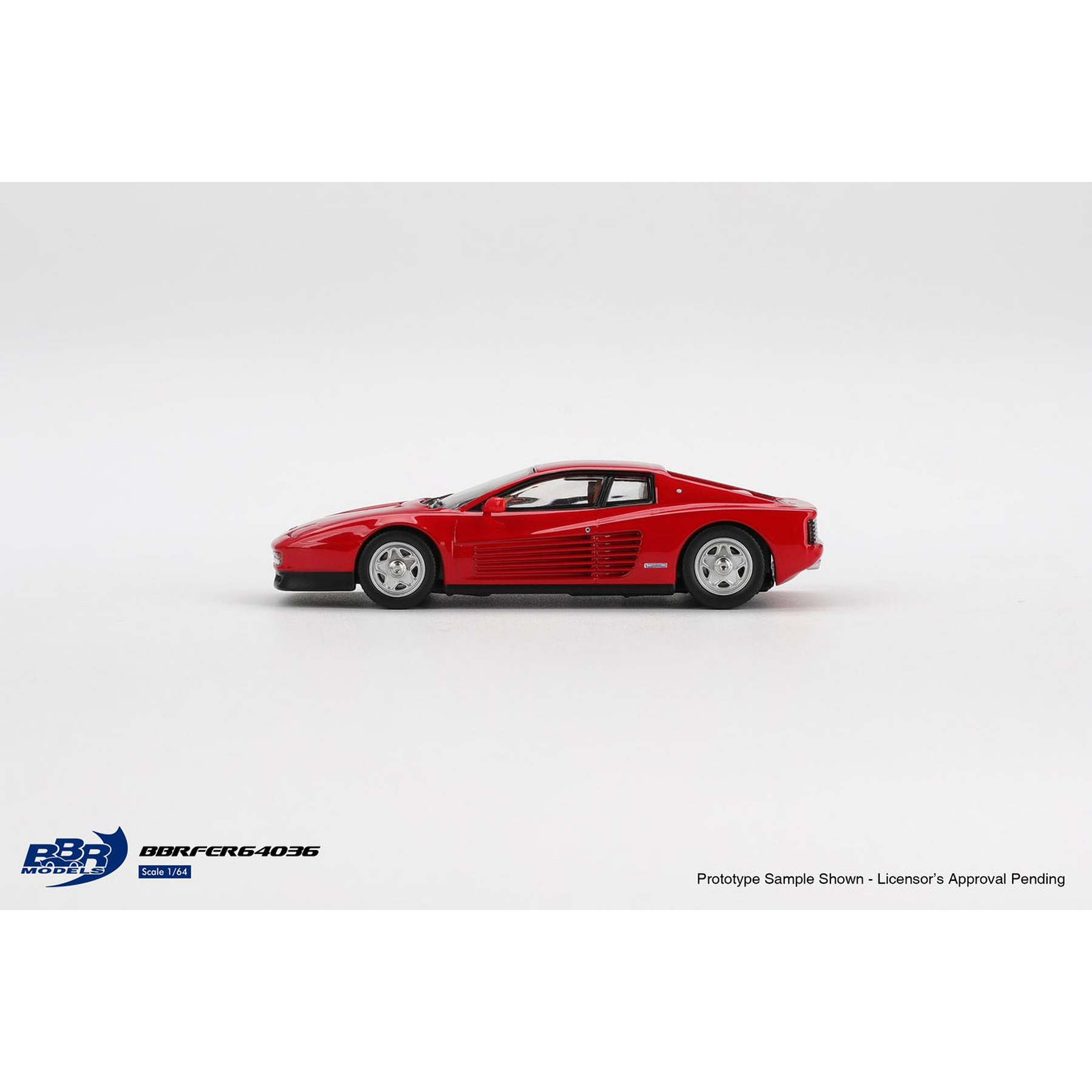 (PREVENTA) BBR 1:64 1987 Ferrari Testarossa – Rosso Corsa