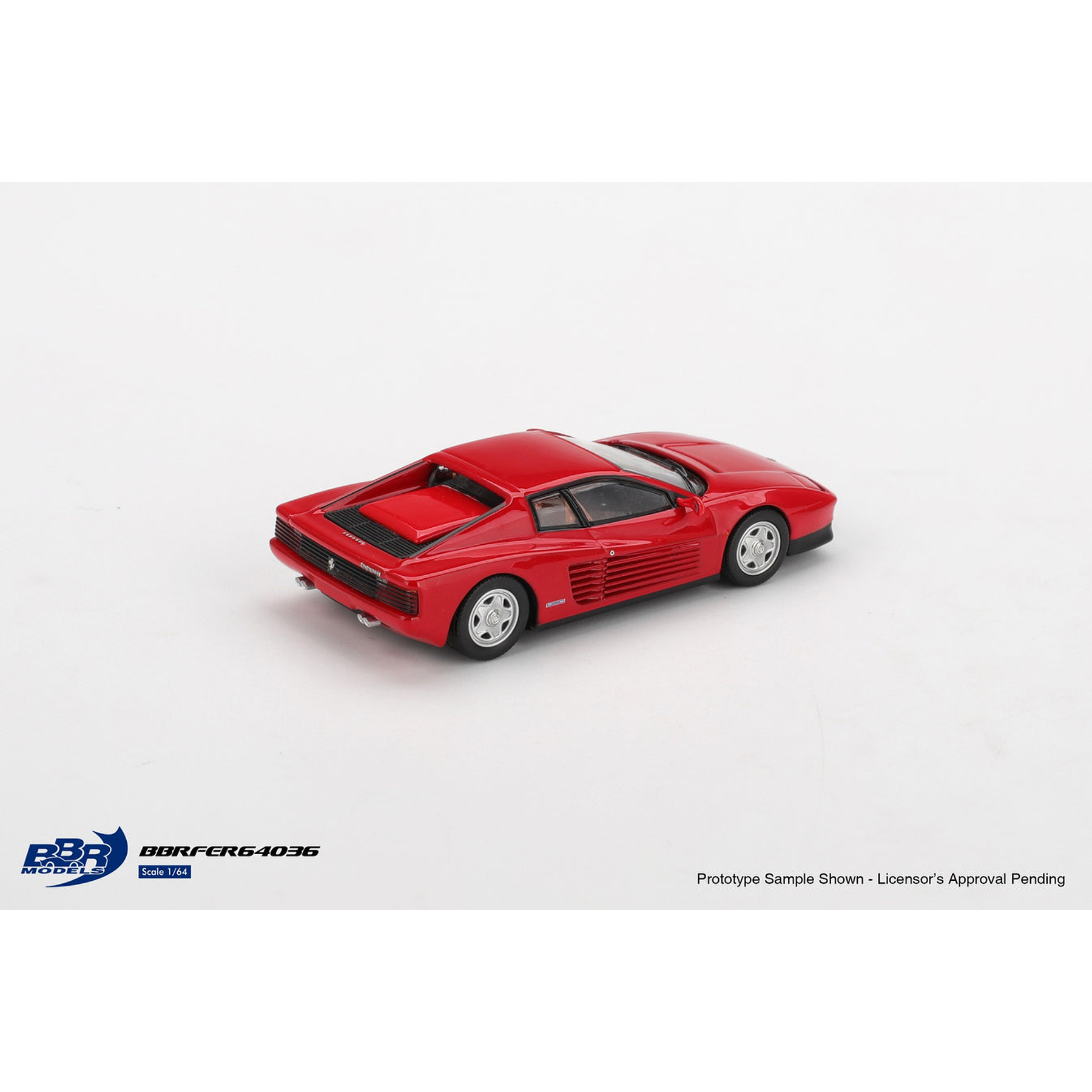 (PREVENTA) BBR 1:64 1987 Ferrari Testarossa – Rosso Corsa