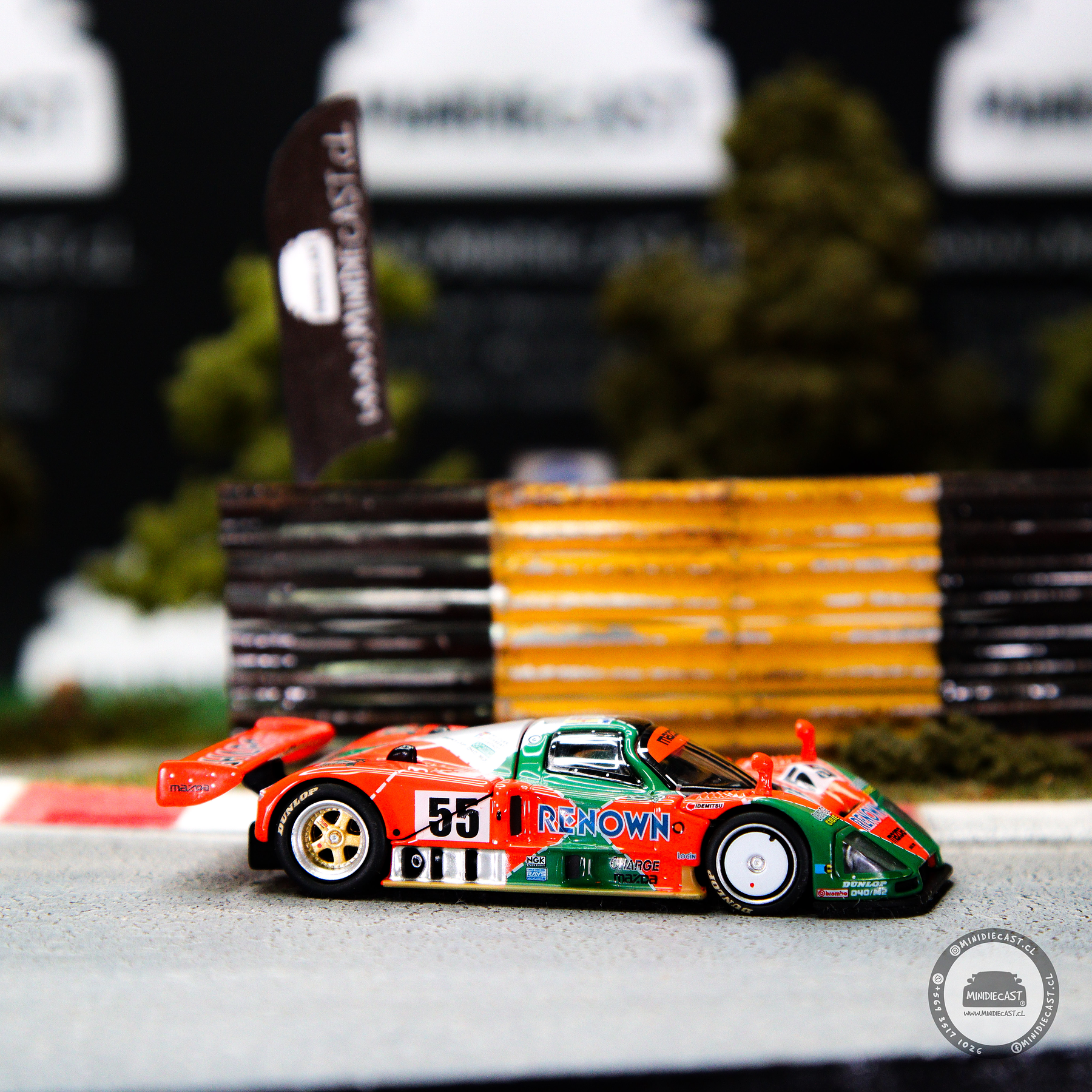 Pop Race 1:64 Mazda 787B 1991 Le Mans 24H Winner.