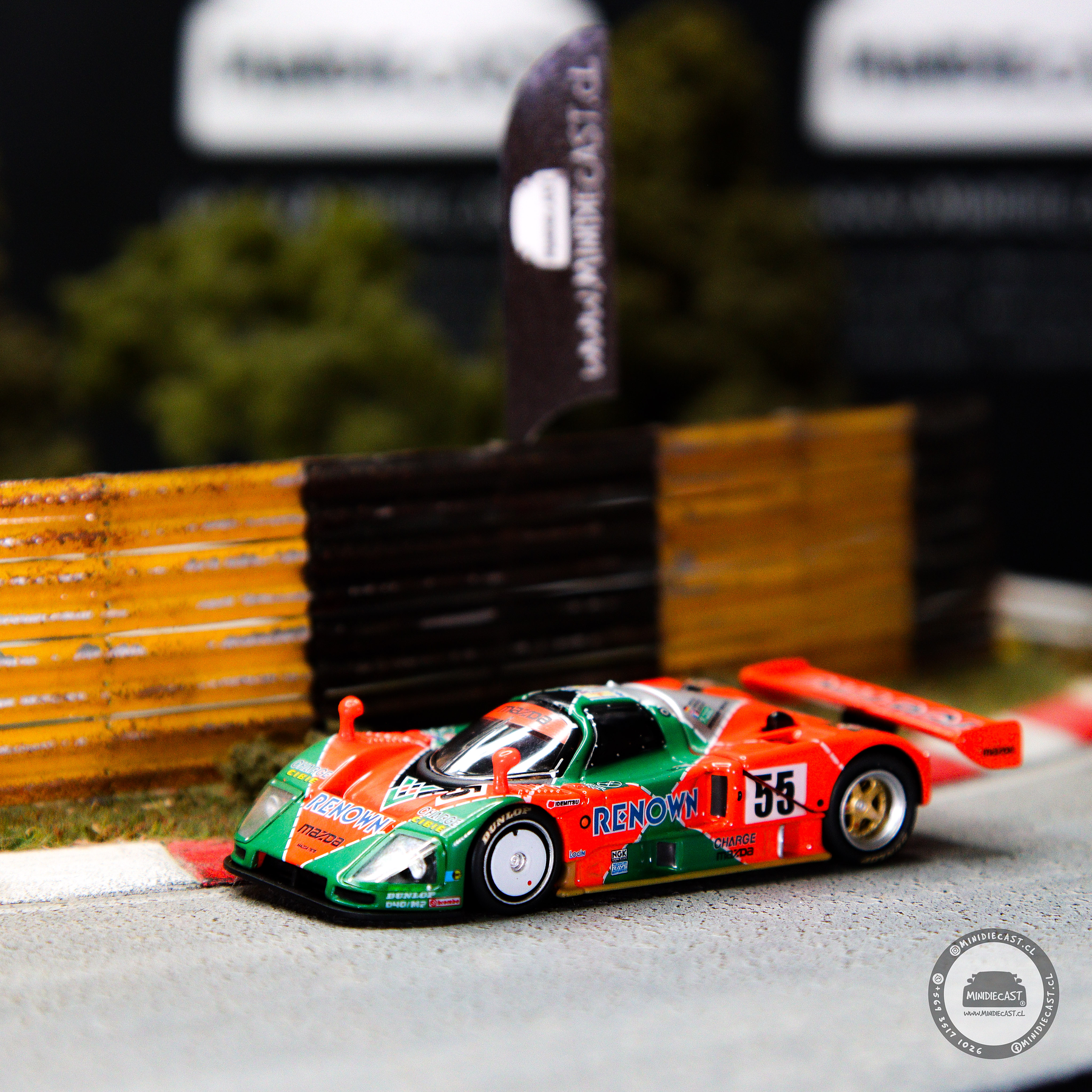 Pop Race 1:64 Mazda 787B 1991 Le Mans 24H Winner.