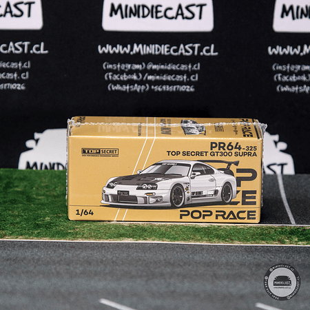 Pop Race 1:64 Top Secret GT300 Supra Silver.