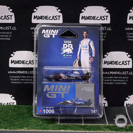 Mini GT 1:64 RB VCARB 01 #3 Daniel Ricciardo 2024 F1 2024 Bahrain GP