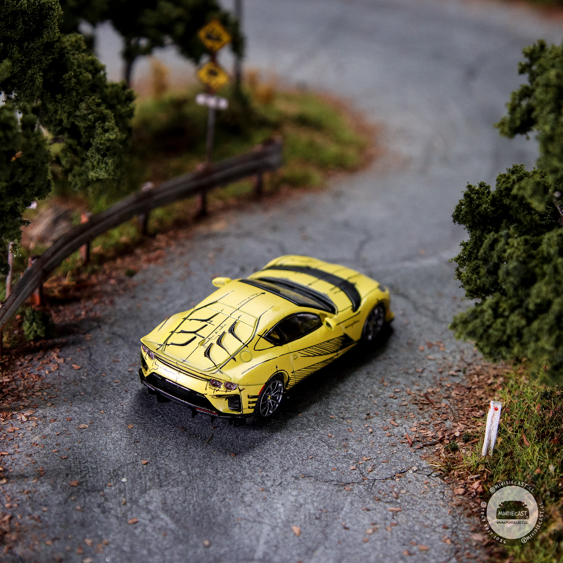 BBR Models 1:64 Ferrari 812 Competizione Tailor Made – Matte Yellow – Limited Edition.