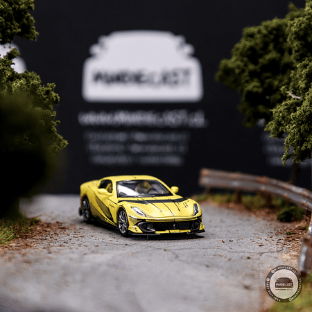 BBR Models 1:64 Ferrari 812 Competizione Tailor Made – Matte Yellow – Limited Edition.