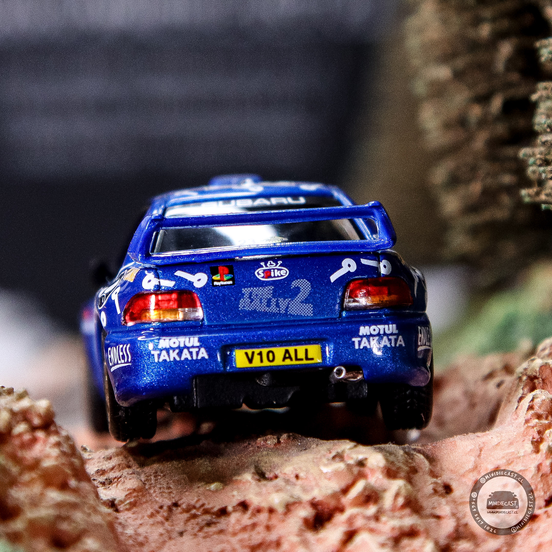 Mini GT 1:64 Subaru Impreza WRC99 #23 2000 Acropolis Rally – Mijo Exclusives