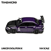 (PREVENTA) Time Micro 1:64 Mitsubishi Lancer Evolution IX Metal Purple Open-Top