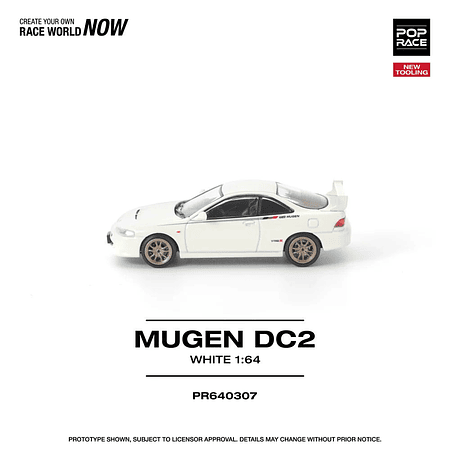 (PREVENTA) Pop Race 1:64 Honda MUGEN DC2 White