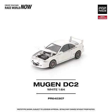 (PREVENTA) Pop Race 1:64 Honda MUGEN DC2 White