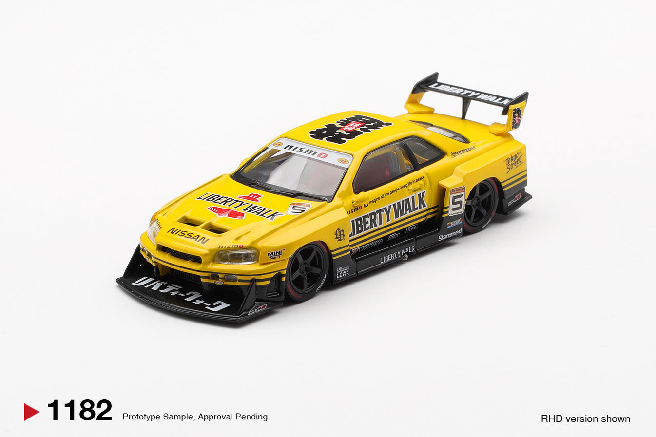 Mini GT 1:64 No.1182 Nissan LB-ER34 Super Silhouette SKYLINE