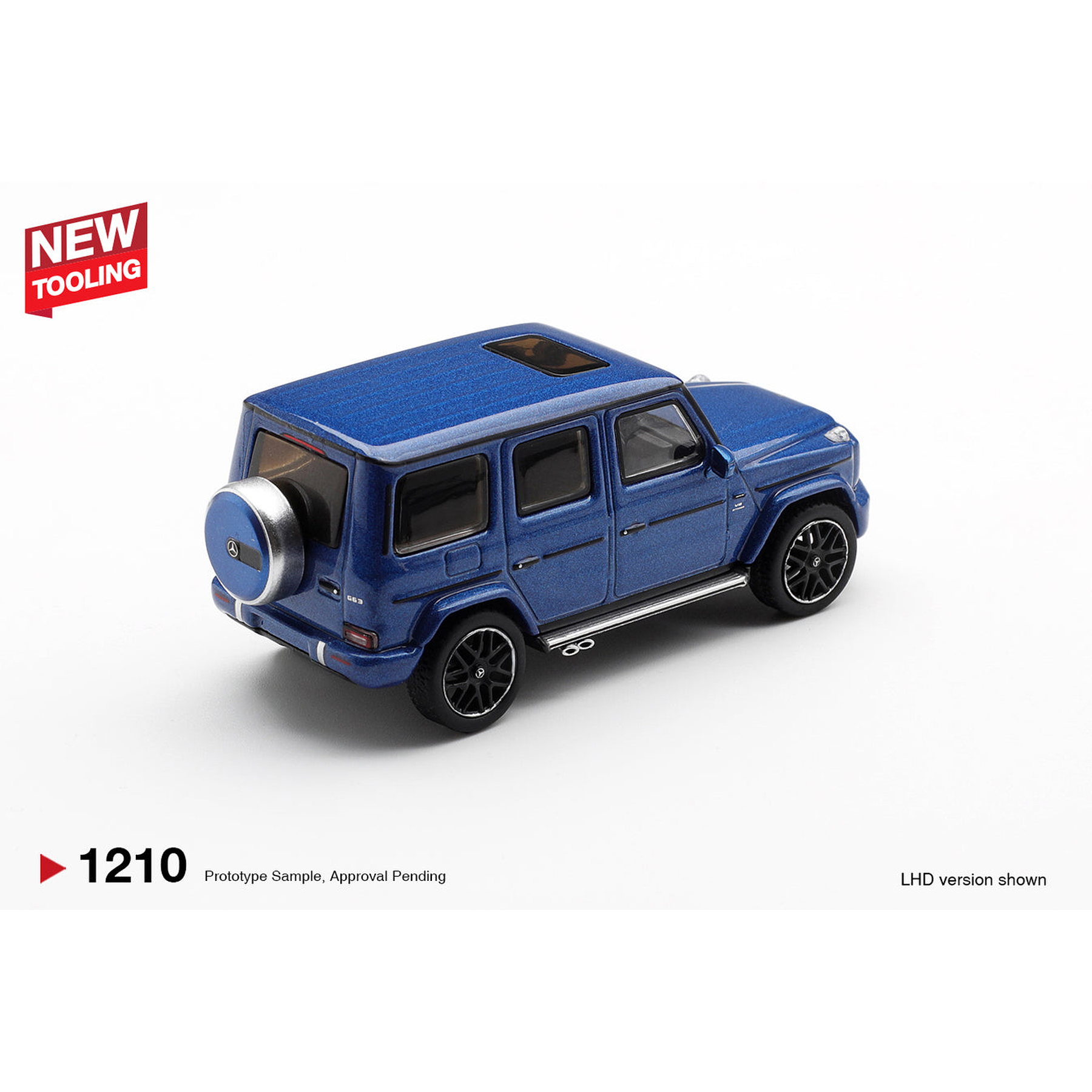 (PREVENTA) Mini GT 1:64 No.1210 Mercedes-AMG G 63 Dark Blue Metallic