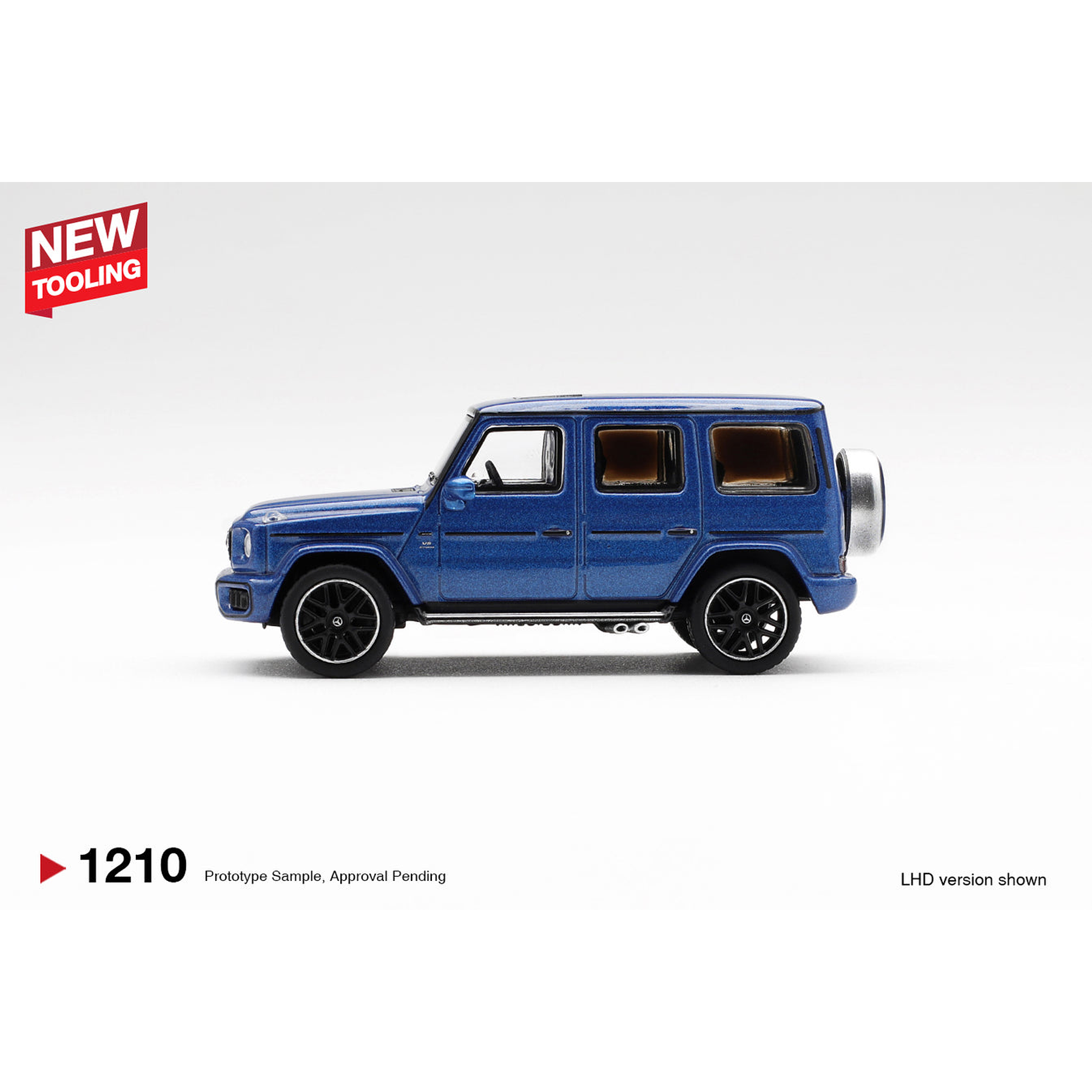 (PREVENTA) Mini GT 1:64 No.1210 Mercedes-AMG G 63 Dark Blue Metallic