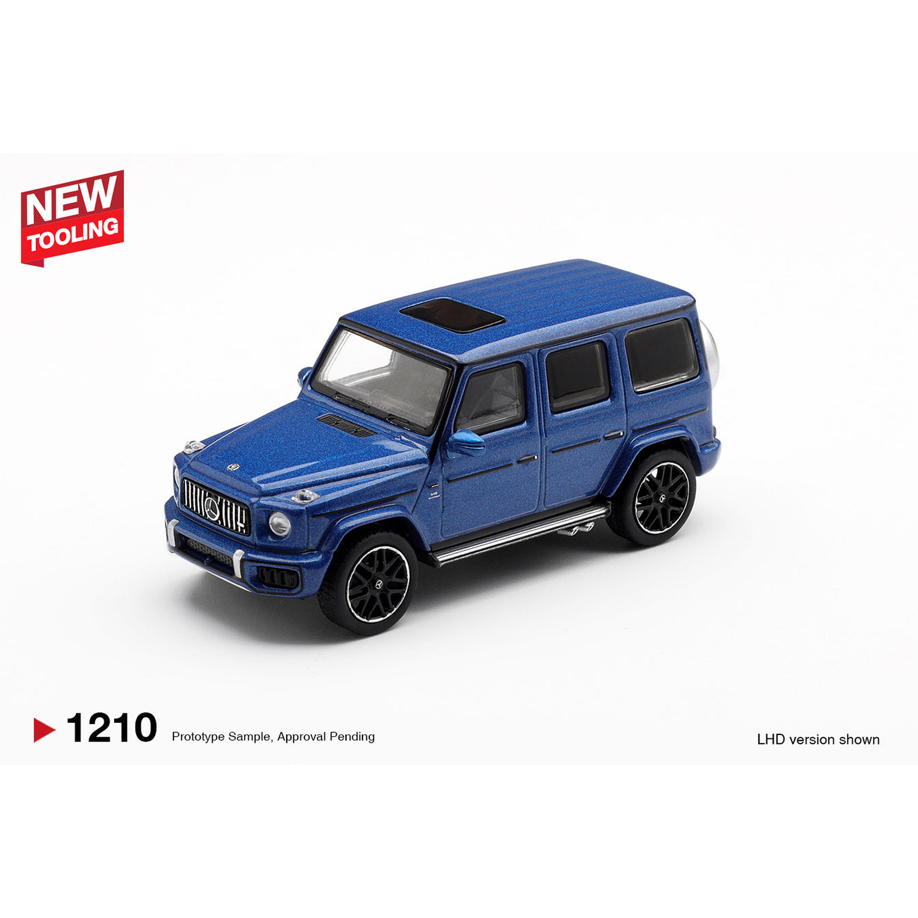 (PREVENTA) Mini GT 1:64 No.1210 Mercedes-AMG G 63 Dark Blue Metallic