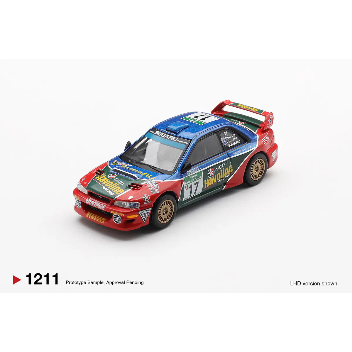 ミニカー rally car collection SUBARU Subaru