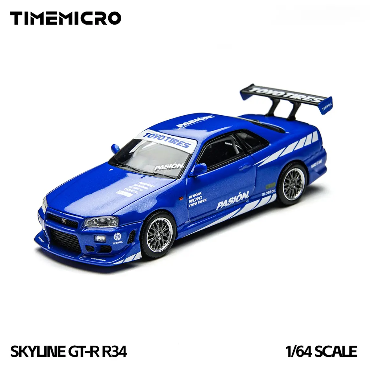 Time Micro 1:64 Skyline GTR R34 Blue