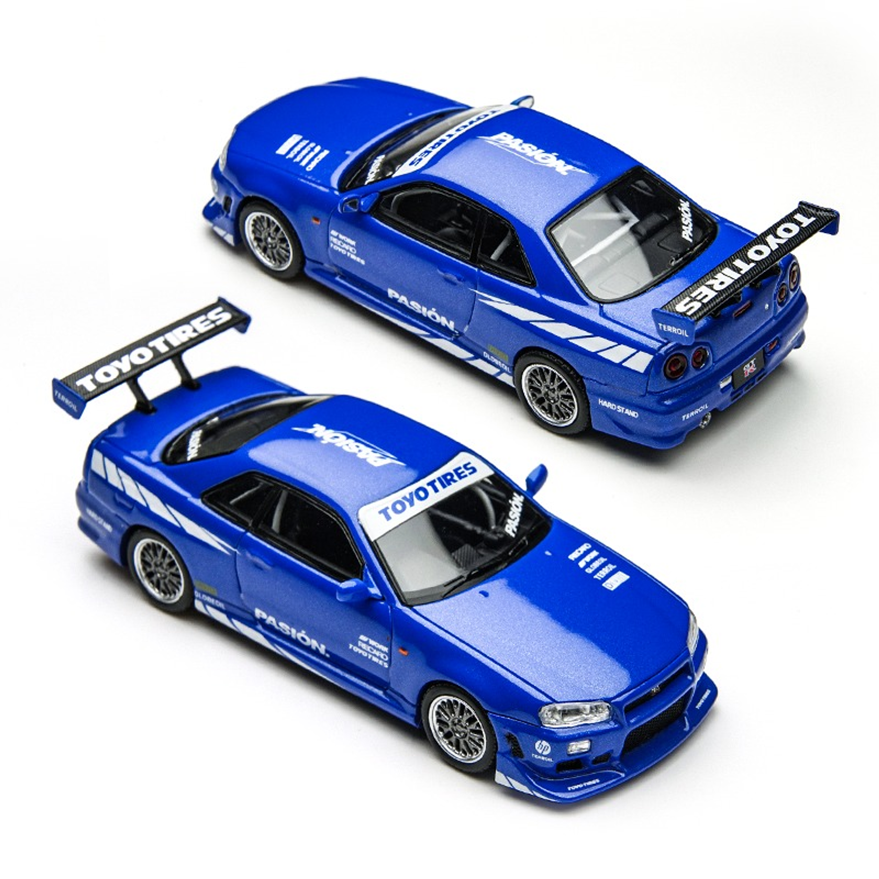 (PREVENTA) Time Micro 1:64 Skyline GTR R34 Blue